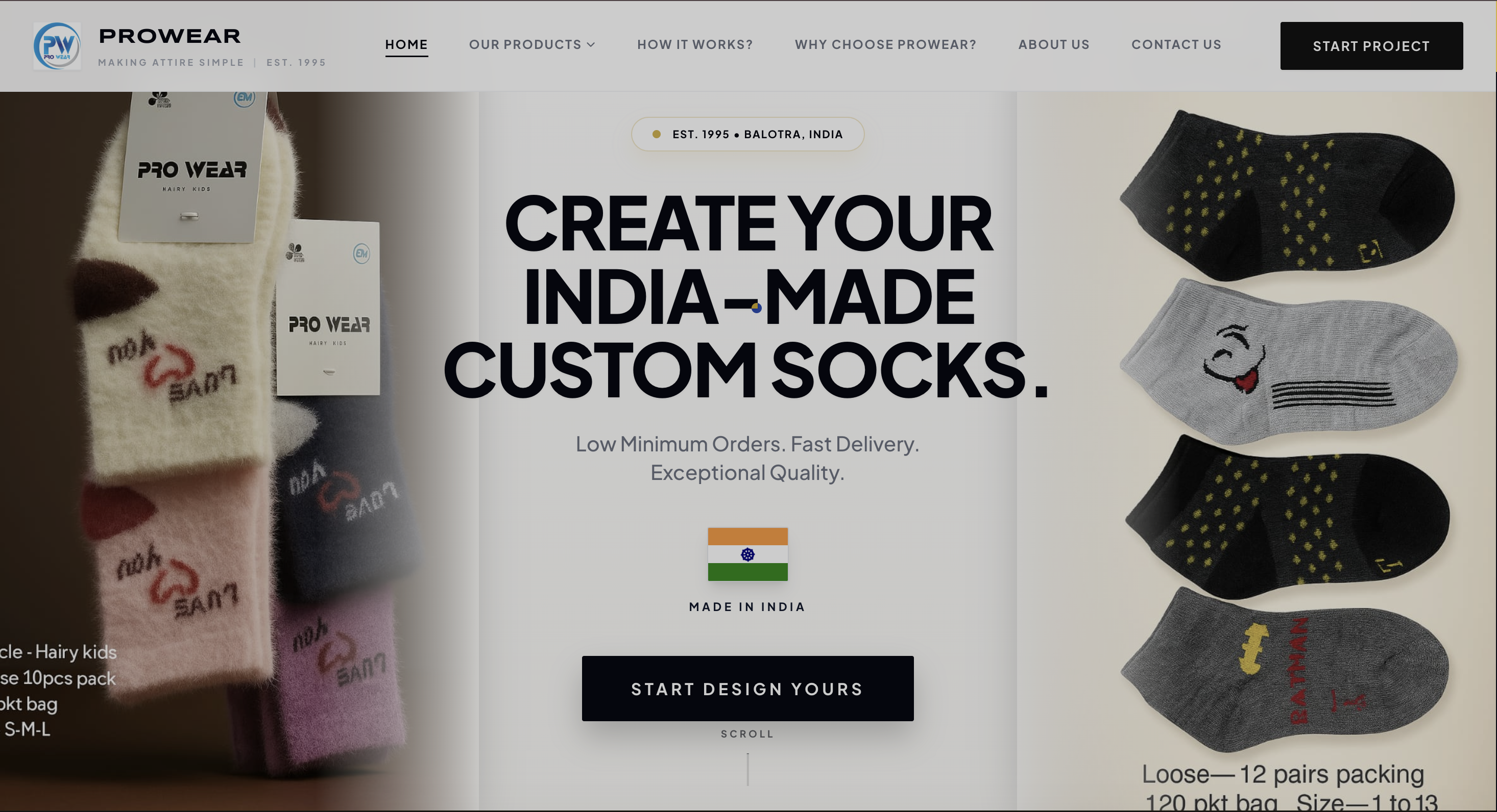 Prowear Clothing Website Mockup - Athletic & Corporate Apparel Brand Portal by Piyush Assudani